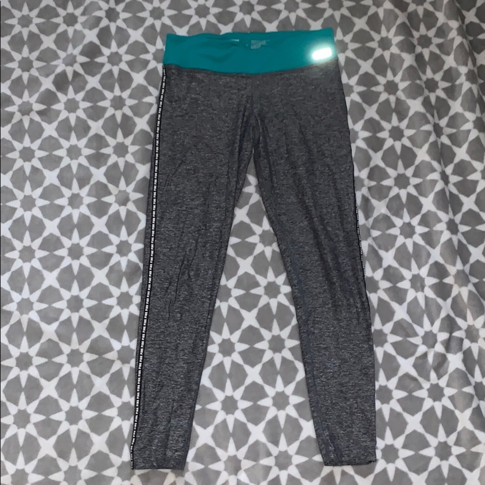 light gray PINK leggings